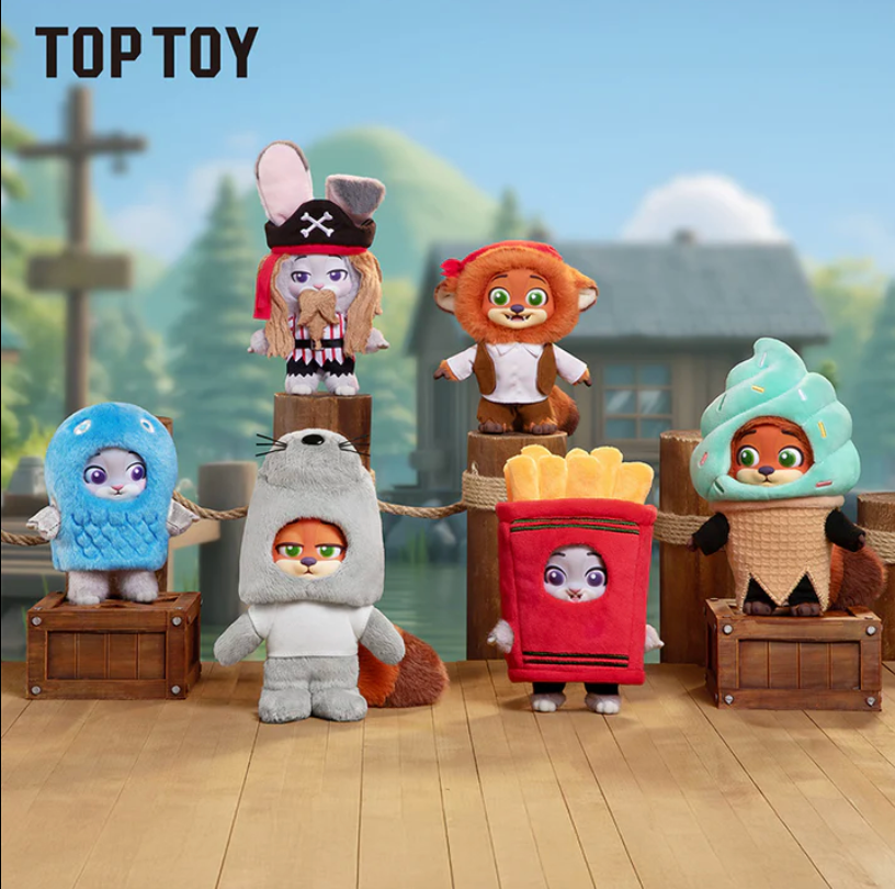 TOP TOY Disney Zootopia 2 The Disguiser Series Vinyl Plush