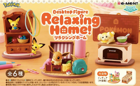 RE-MENT: Pokémon DesQ: Relaxing Home! Blind Box