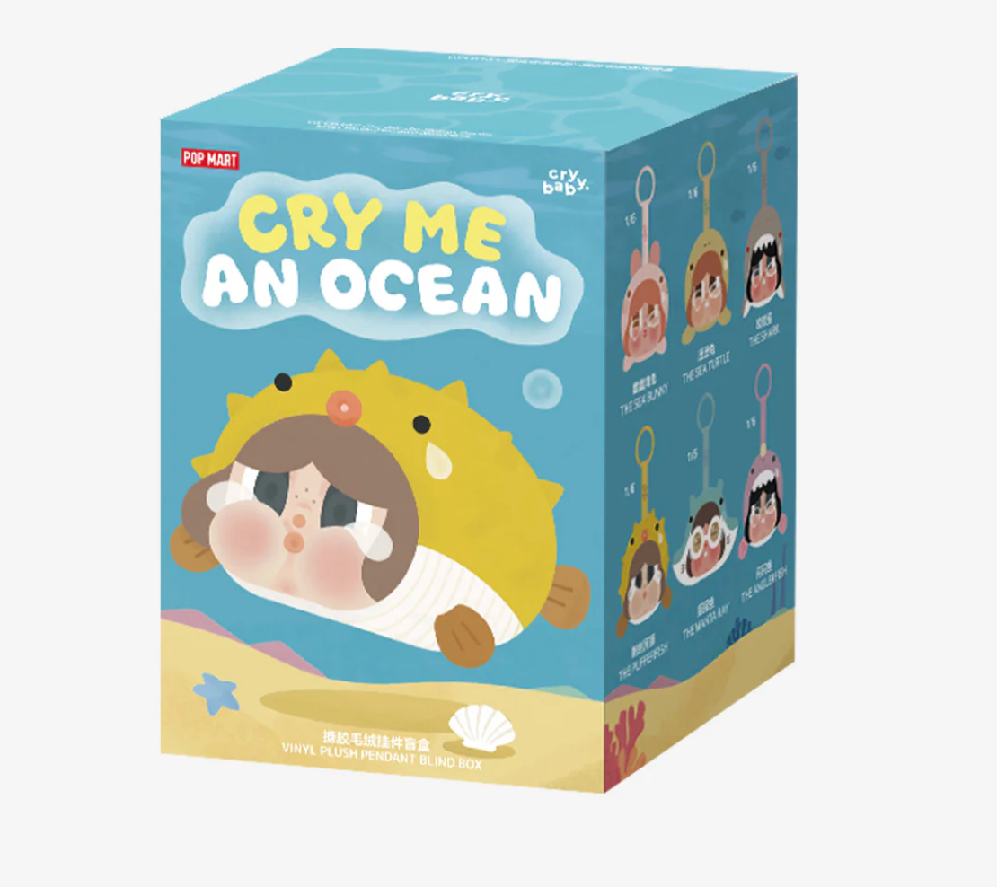 POP MART CRYBABY Cry Me An Ocean Series- Vinyl Plush Pendant Blind Box
