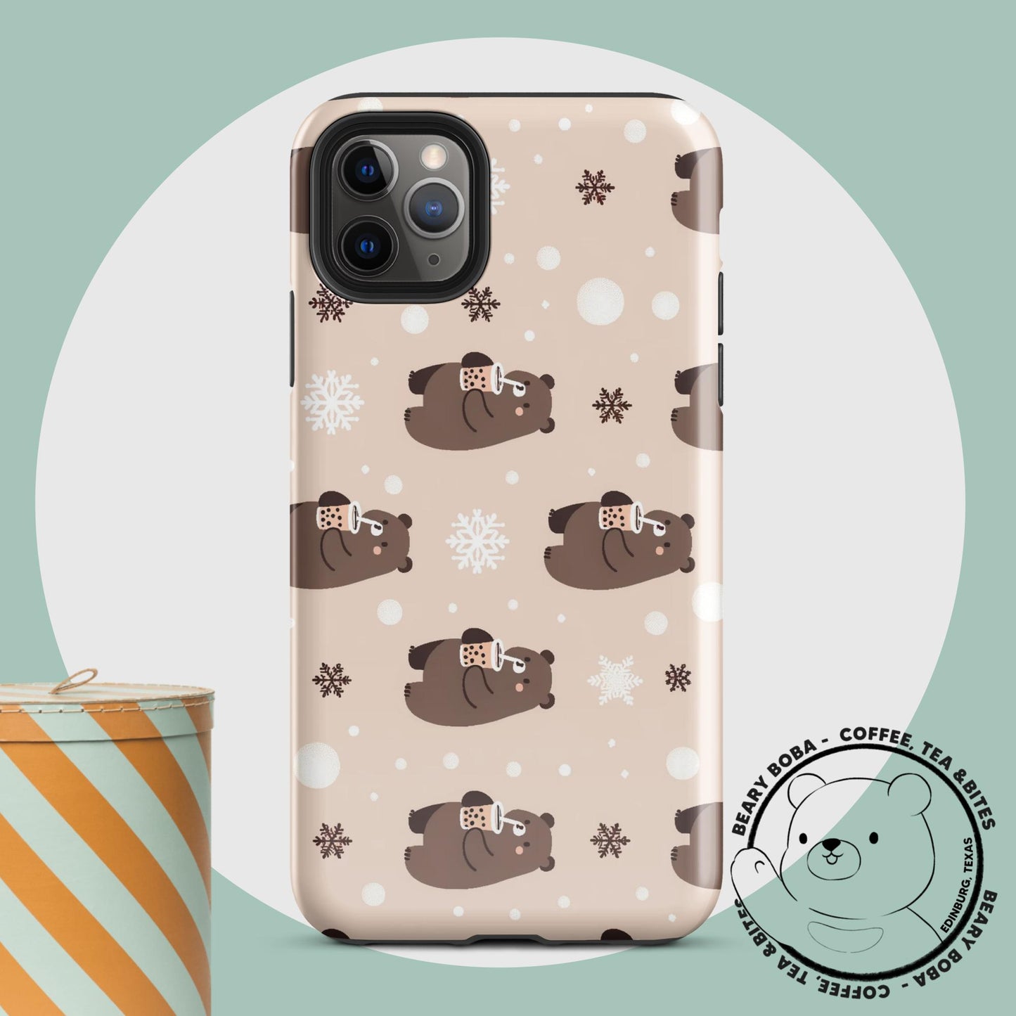 Beary Holiday - Tough Case for iPhone®