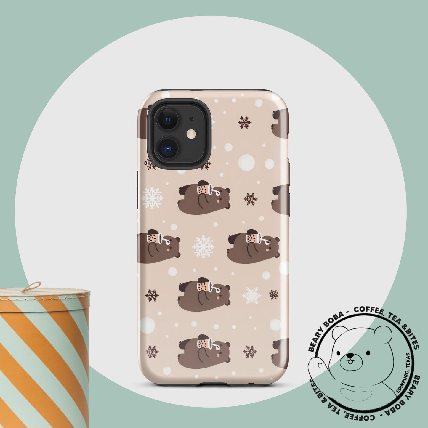 Beary Holiday - Tough Case for iPhone®