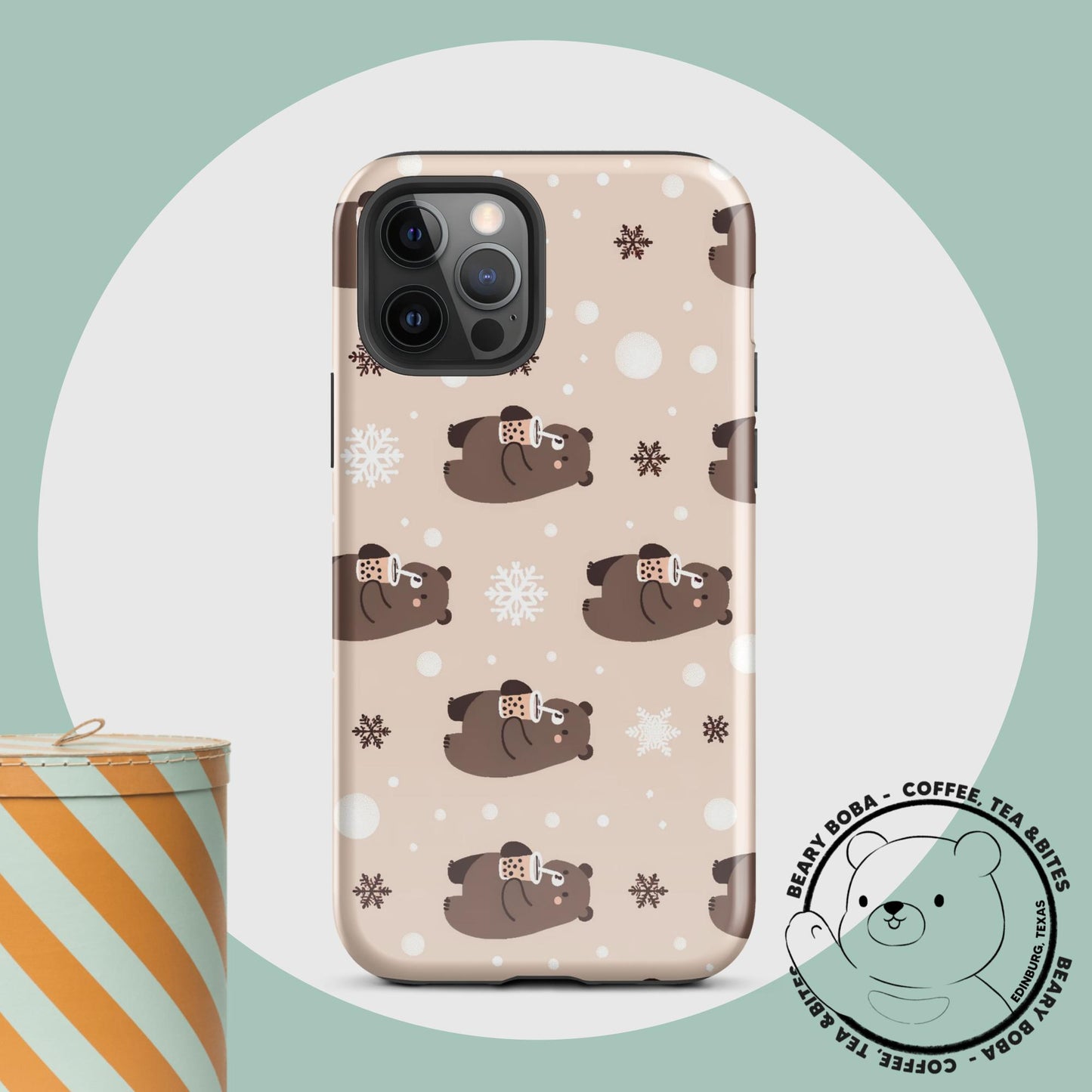 Beary Holiday - Tough Case for iPhone®