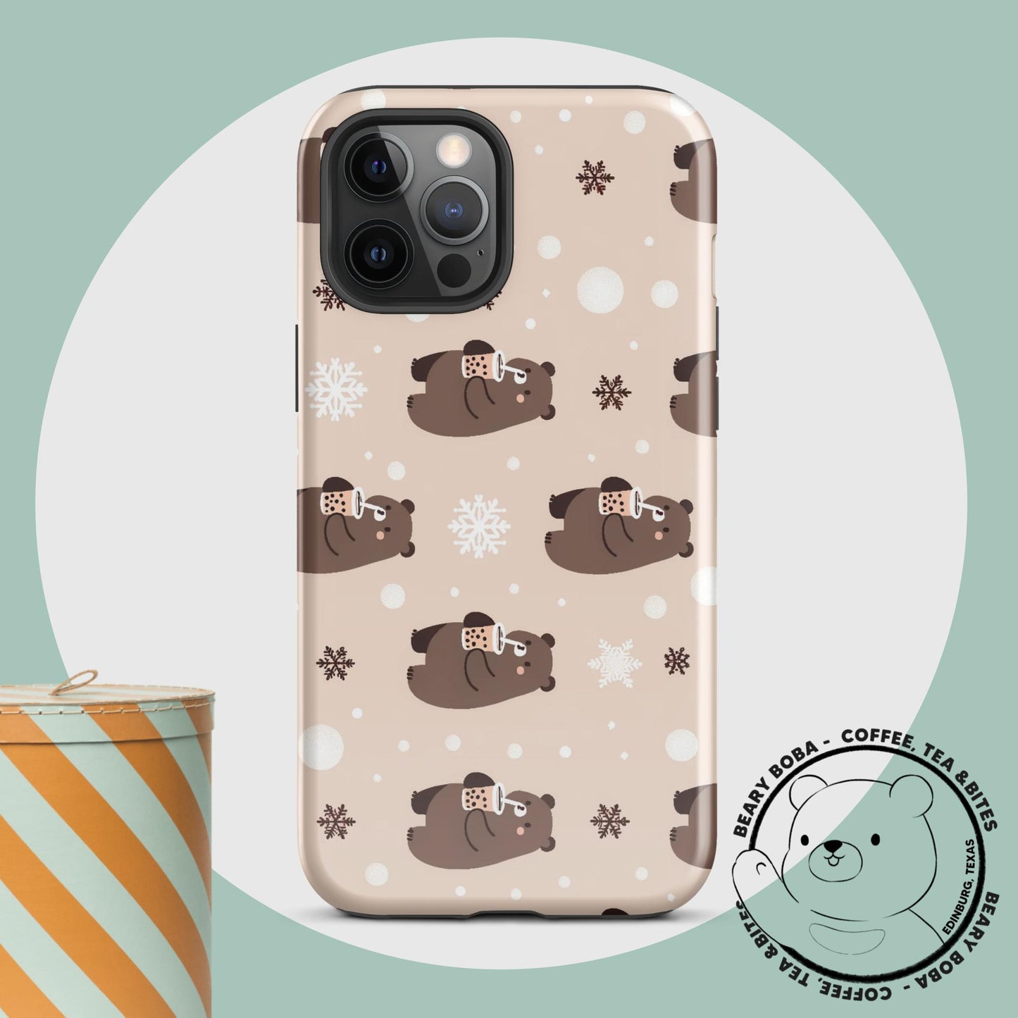 Beary Holiday - Tough Case for iPhone®