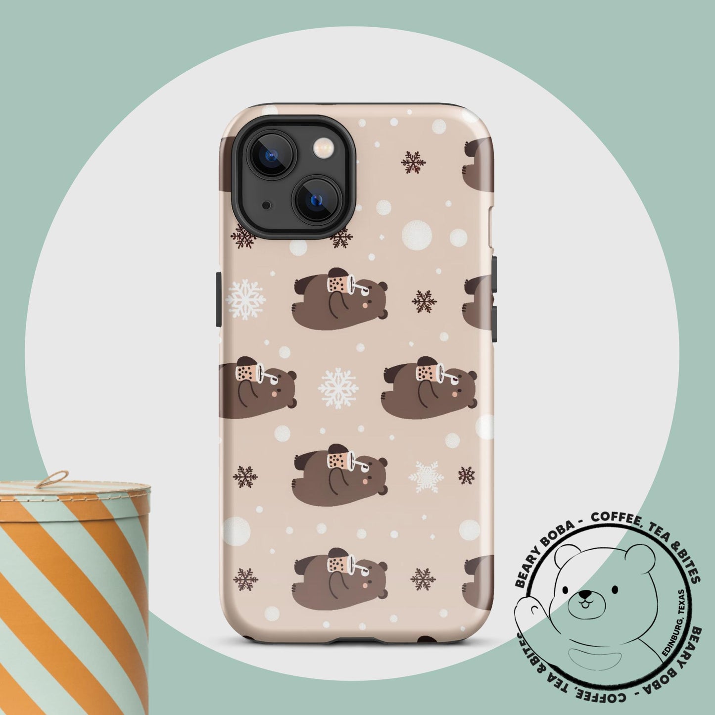 Beary Holiday - Tough Case for iPhone®