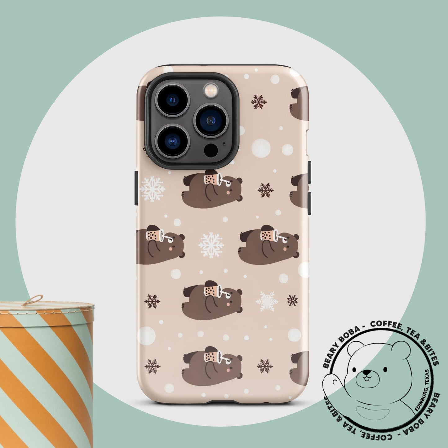 Beary Holiday - Tough Case for iPhone®