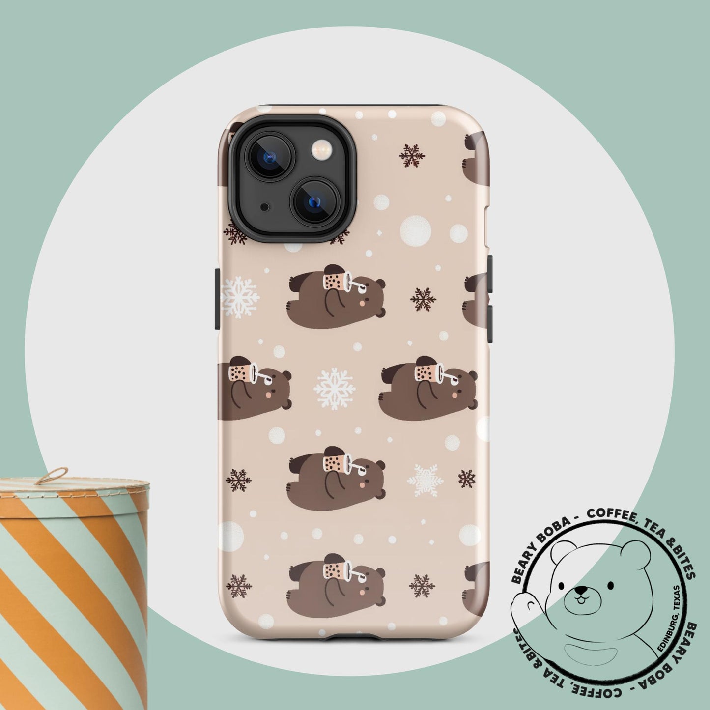 Beary Holiday - Tough Case for iPhone®