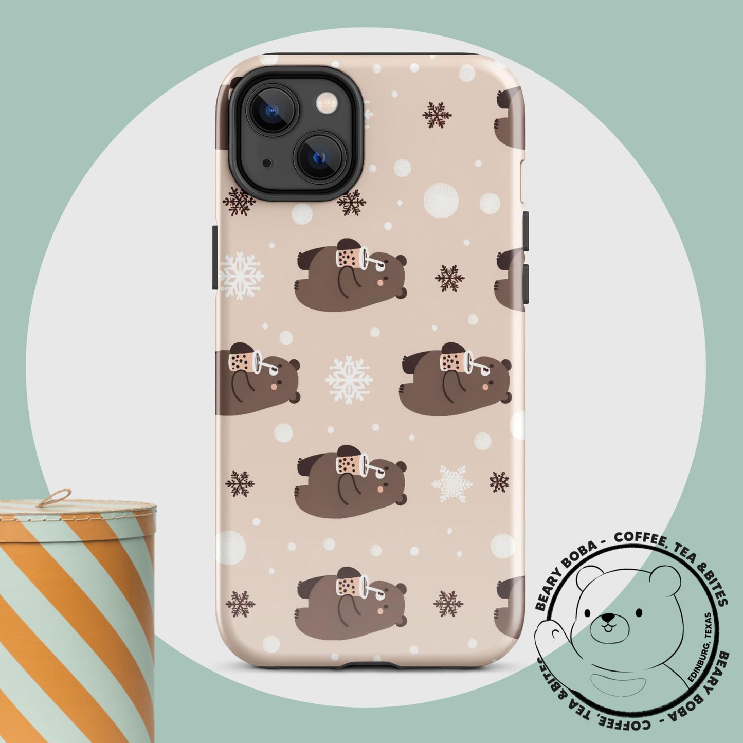 Beary Holiday - Tough Case for iPhone®