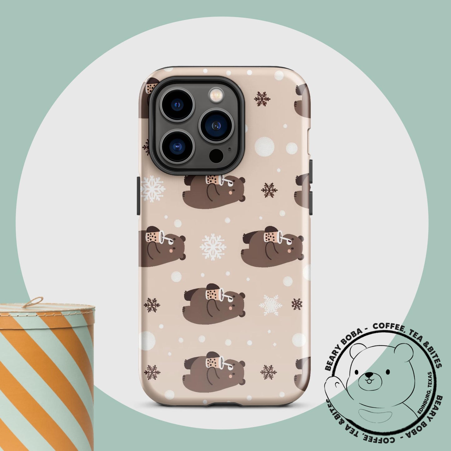 Beary Holiday - Tough Case for iPhone®