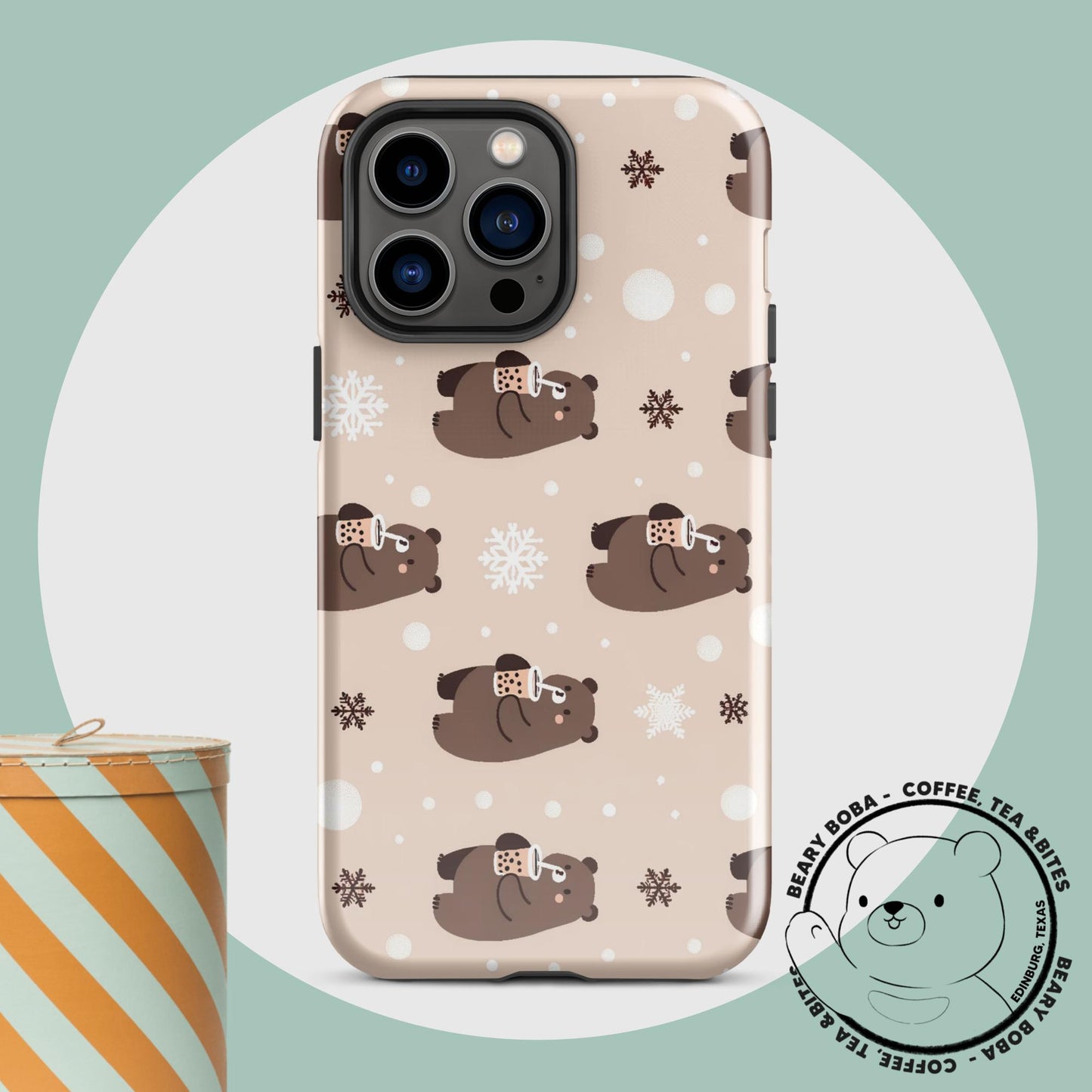 Beary Holiday - Tough Case for iPhone®