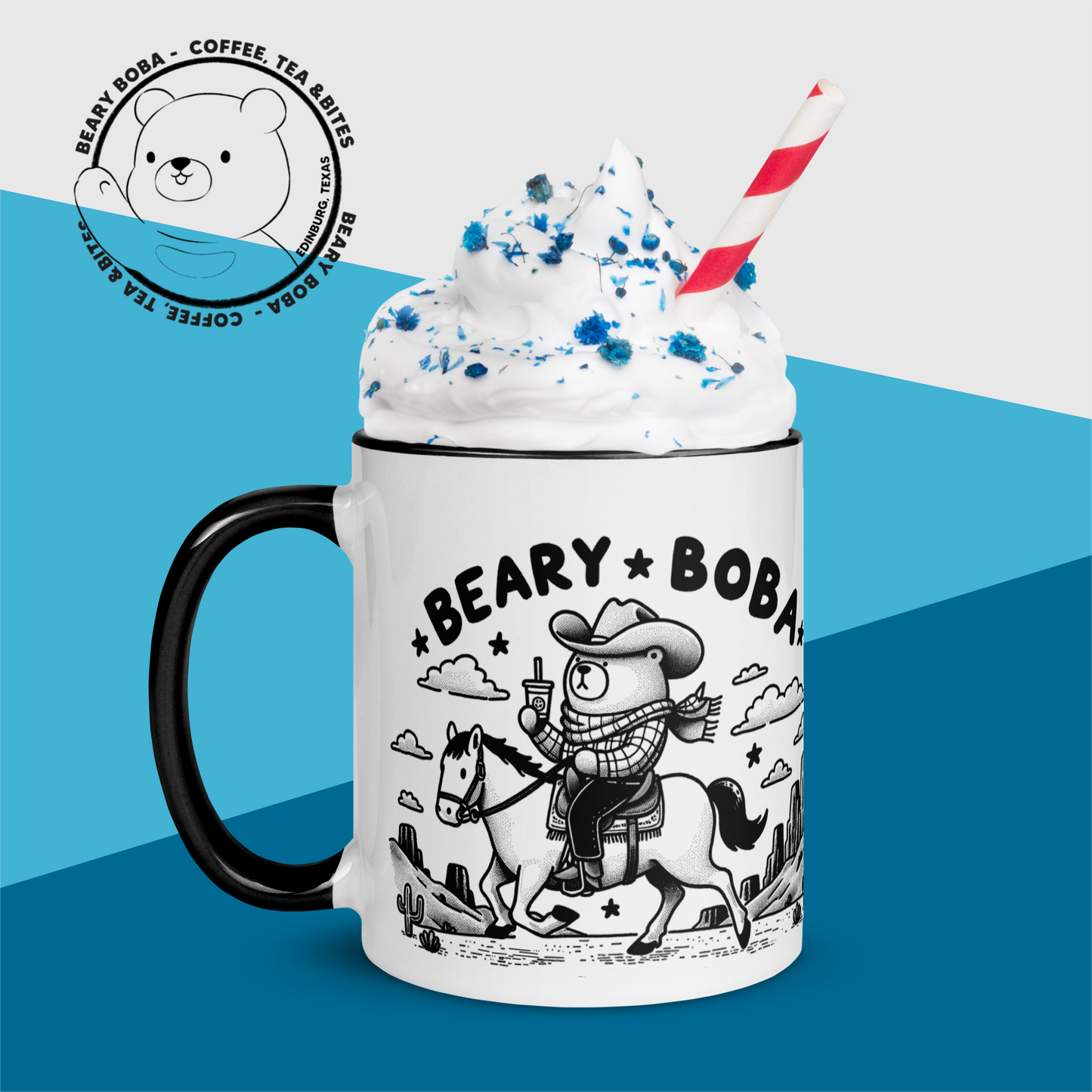 Beary Texas - Mug with Color Inside