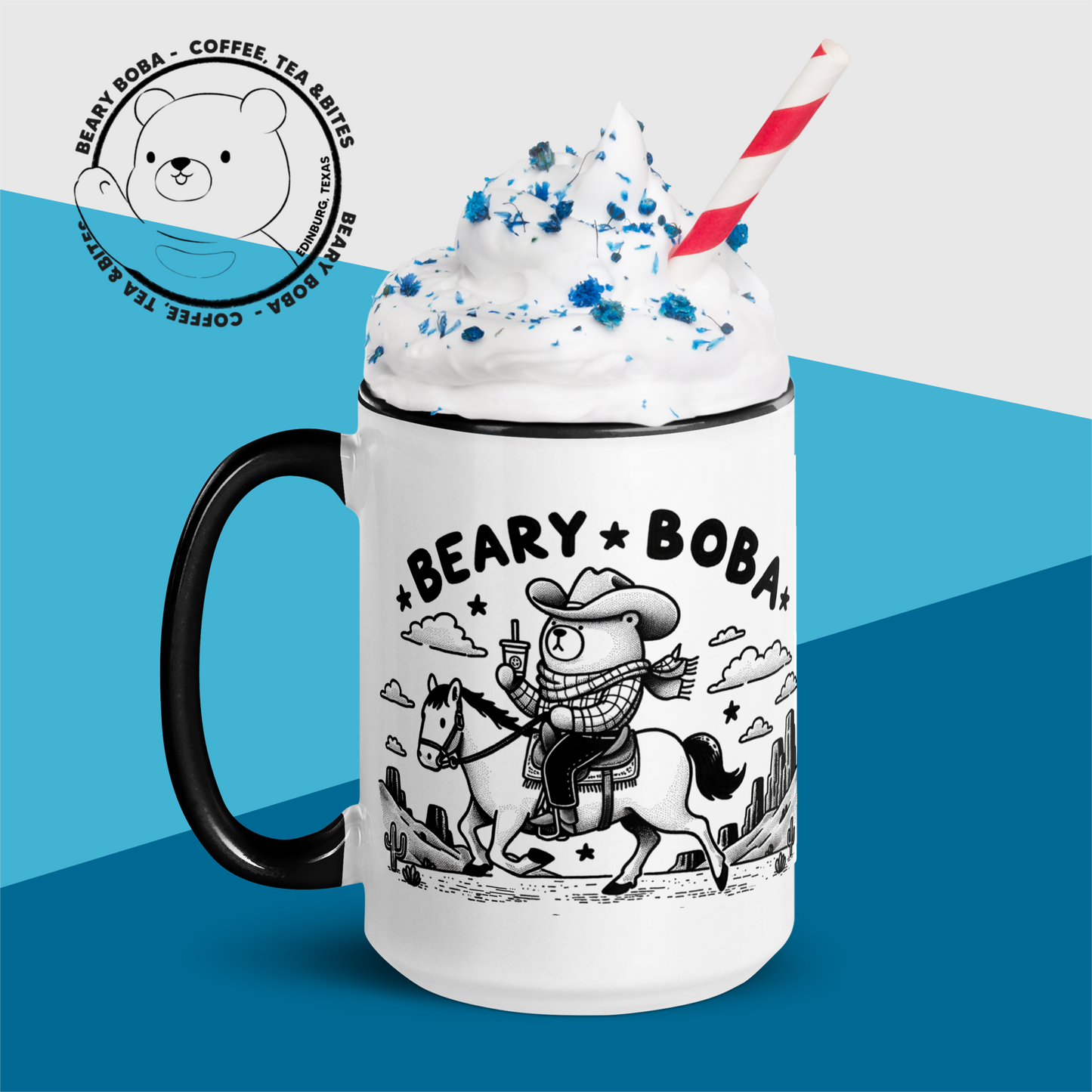 Beary Texas - Mug with Color Inside