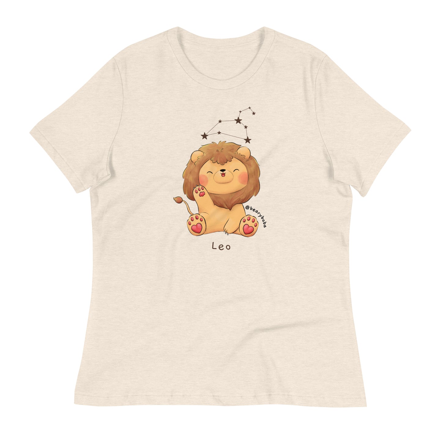 Leo Zodiac Sign - Women's Relaxed T-Shirt